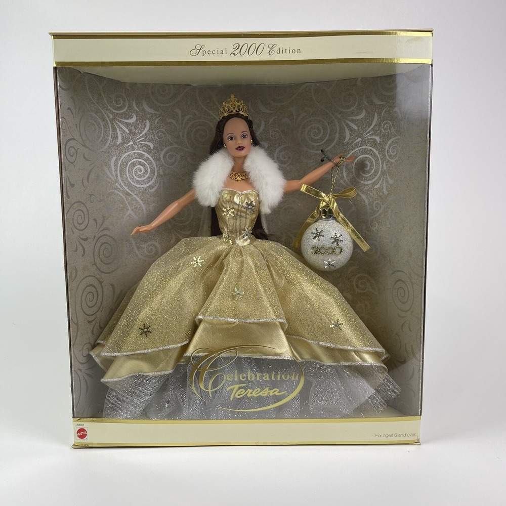 Barbie Celebration Teresa Special Edition 2000 Doll New Year Millennium Gold
